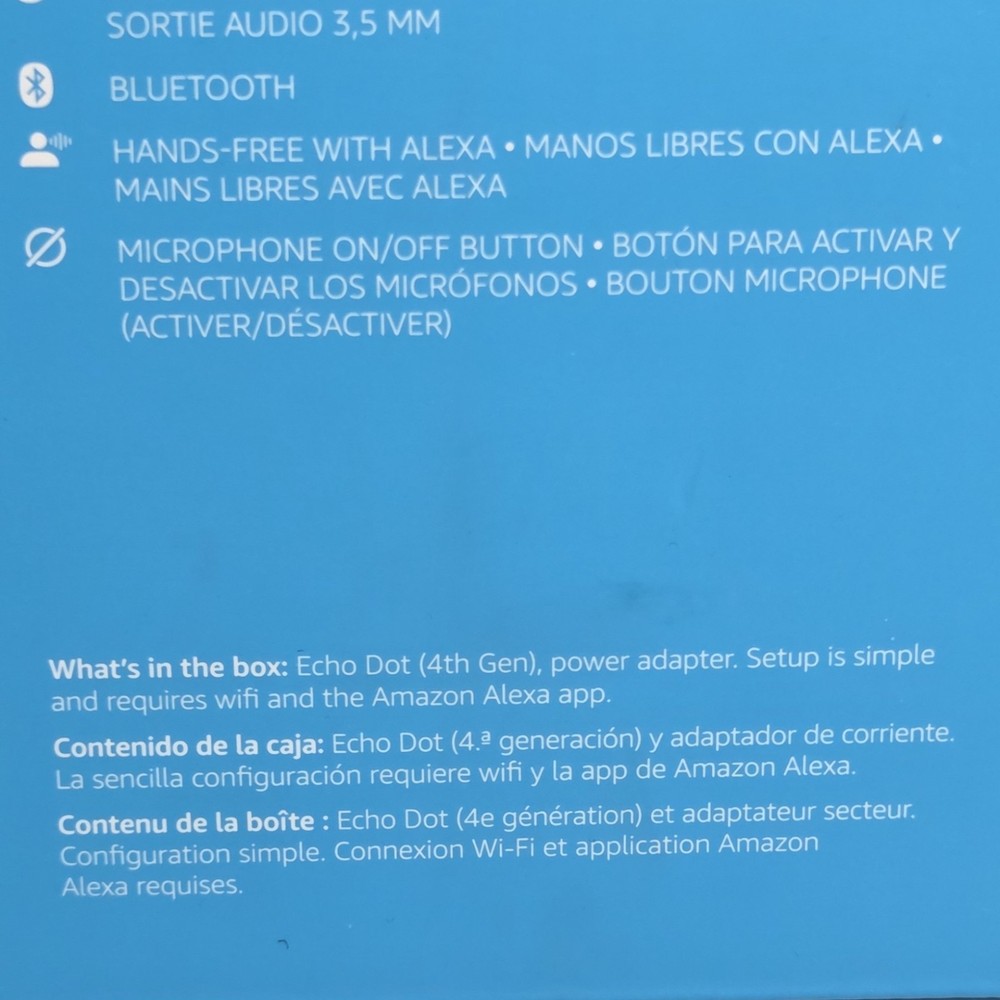 Echo Dot NEW 4th Gen 2020 Release Smart Speaker With Alexa Bluetooth Hands Free