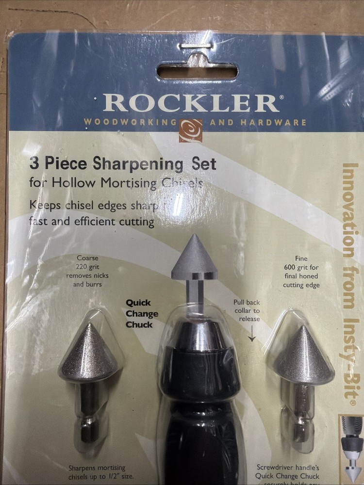 Rockler 3pc Sharpening Set New (ae5 Bin37)