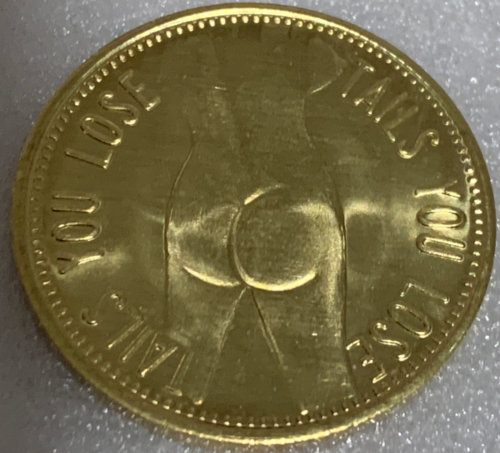 * "Heads I Win - Tails You Lose" Nude Flipping Coin. Adult Nude Coin Brand New