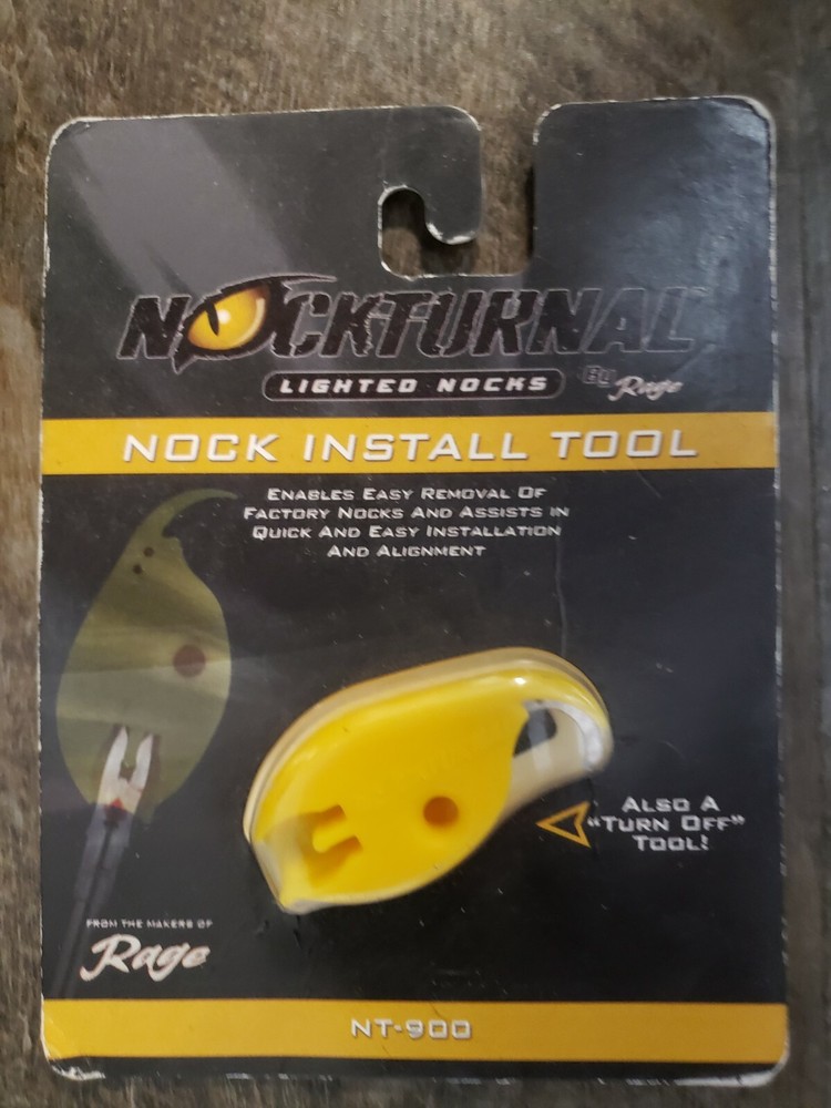 Rage Outdoors NT900 Nockturnal Nock Install Tool - NEW