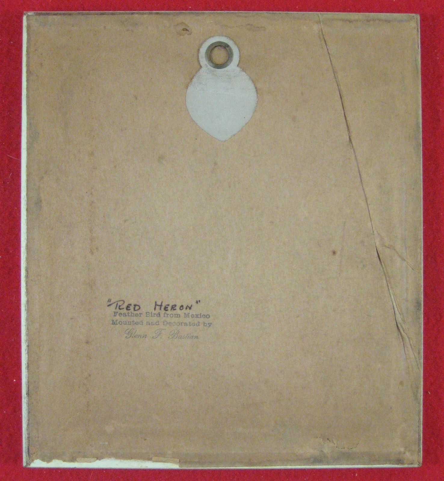 Lot of 5 Feather Art Bird Small Pictures Glen Bastion 1890-1966 Indiana Artist