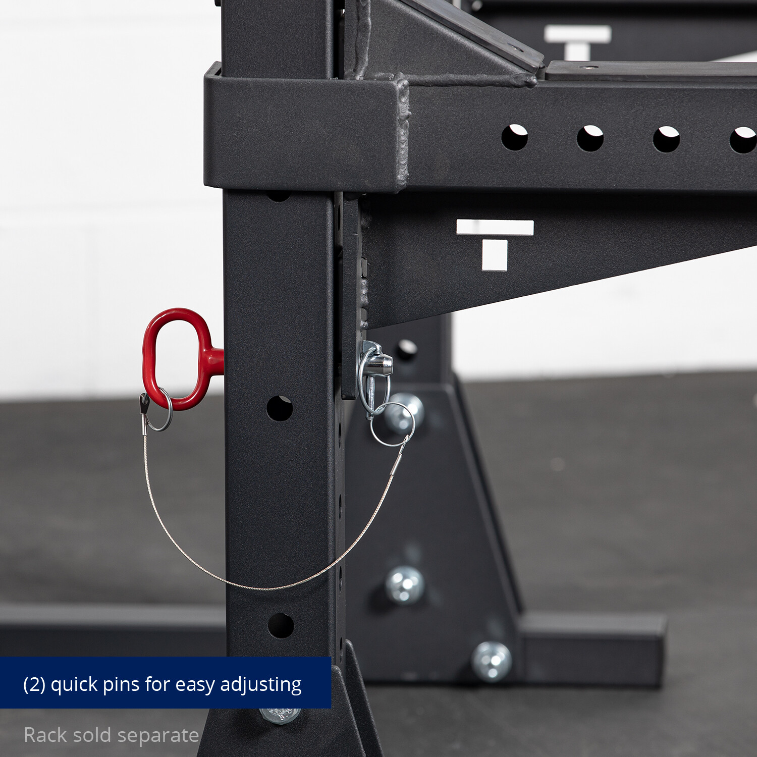 Titan Fitness X-3 Series Spotter Arms, 1,000 LB Black Safety Catches