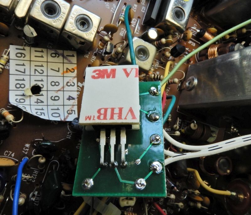 Cobra 29LTD carrier control. Peel 'N Stick variable key.