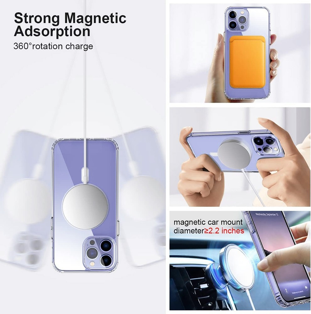 For iPhone 13 Pro Max/13 Pro/13 Case Phone Cover Shockproof Screen Glass Protect