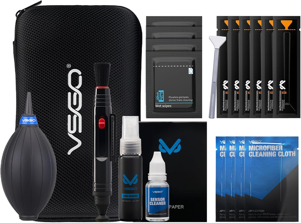 All-In-One Camera Cleaning Kit for Full Frame Sensor Cameras (24Mm) Compatible w