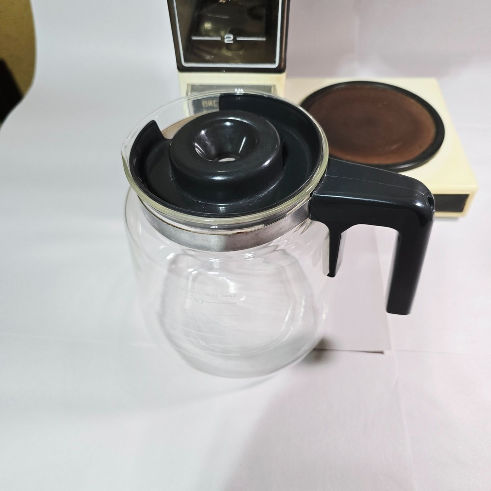 Vintage GE Brew Starter 10700 12 Cup Automatic Drip Coffee Maker Timer 1970s