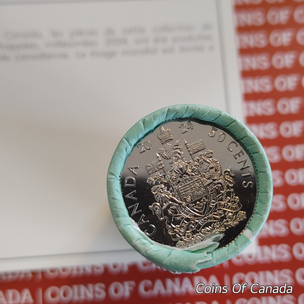 2024 Canada Special Wrap Roll Set Inc 50 Cents Roll First Strikes #coinsofcanada