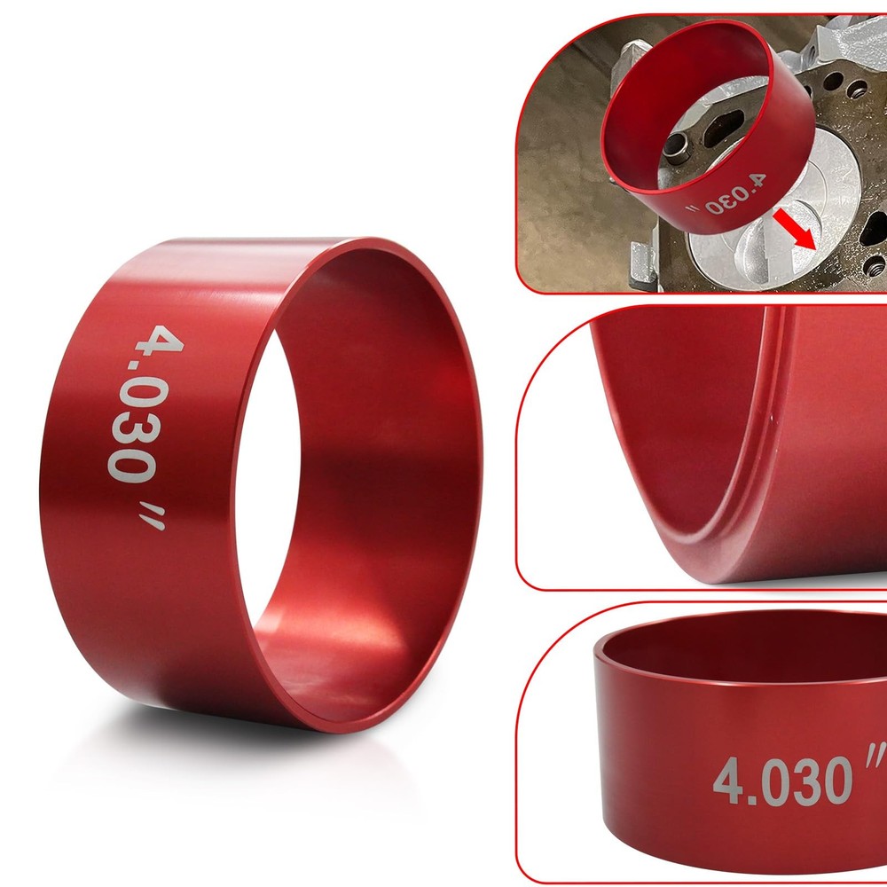 Engine Piston Ring Compressor Tool Compatible for 4.030 Inch Bore Tapered