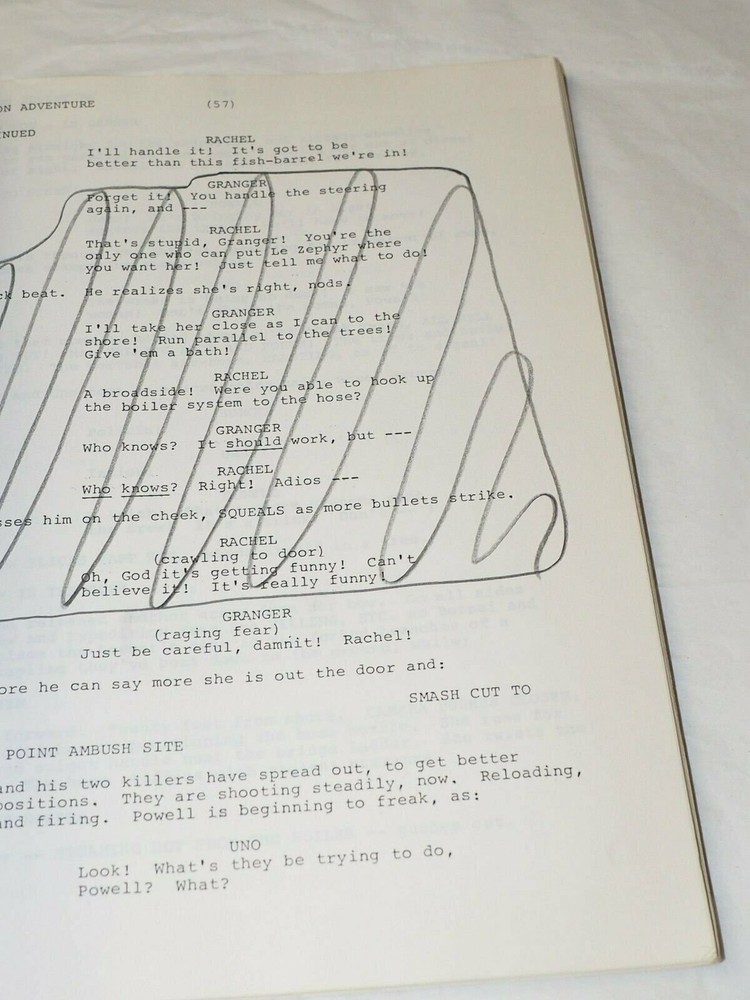 "AMAZON ADVENTURE" Original Movie Script HAND CORRECTED by NICHOLAS COREA