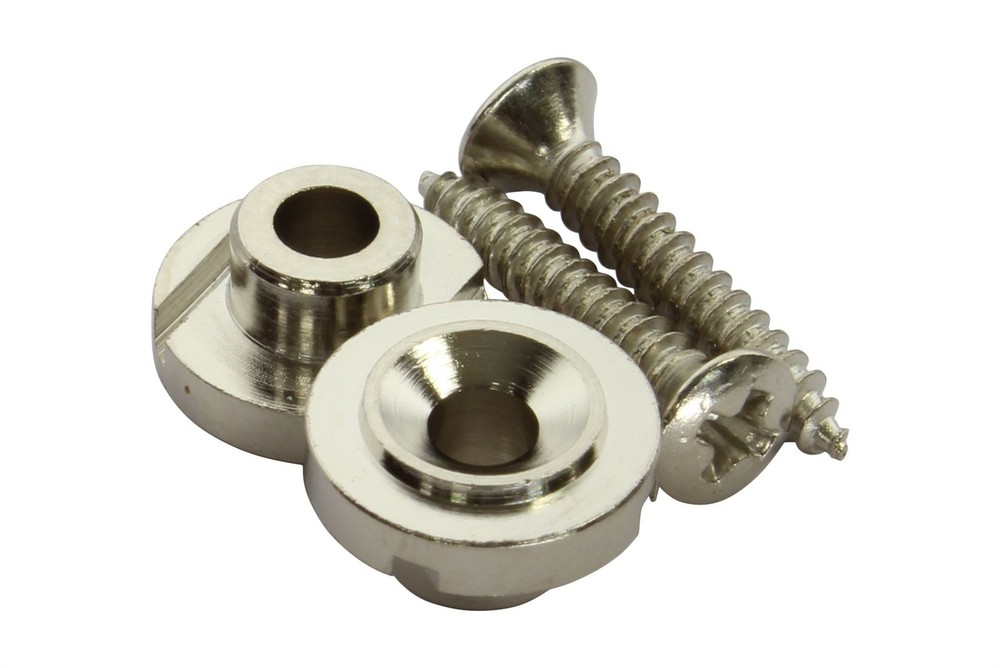 Round Guitar String Retainer Tree - 2pk - Nickel