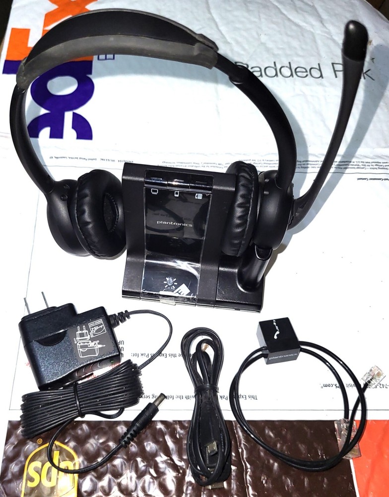 Plantronics Savi W720 Multi-device Noise-Cancel Wireless Headset System. *Great*