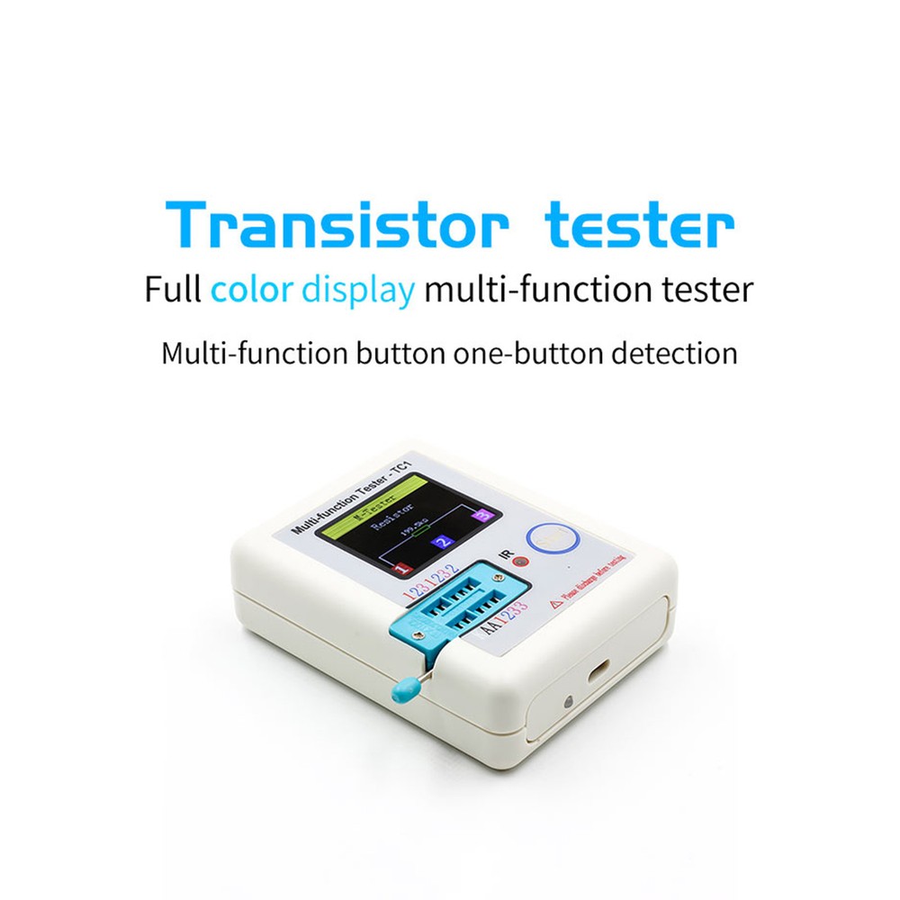 Colorful Display Capacitor Resistor Diode Triode Transistor Tester Meter P0G3