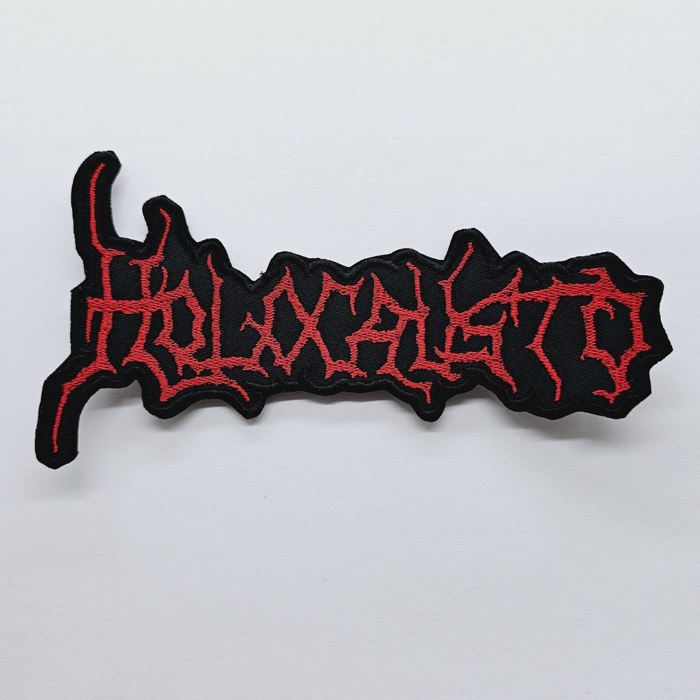Holocausto Red     Shaped Logo  EMBROIDERED PATCH