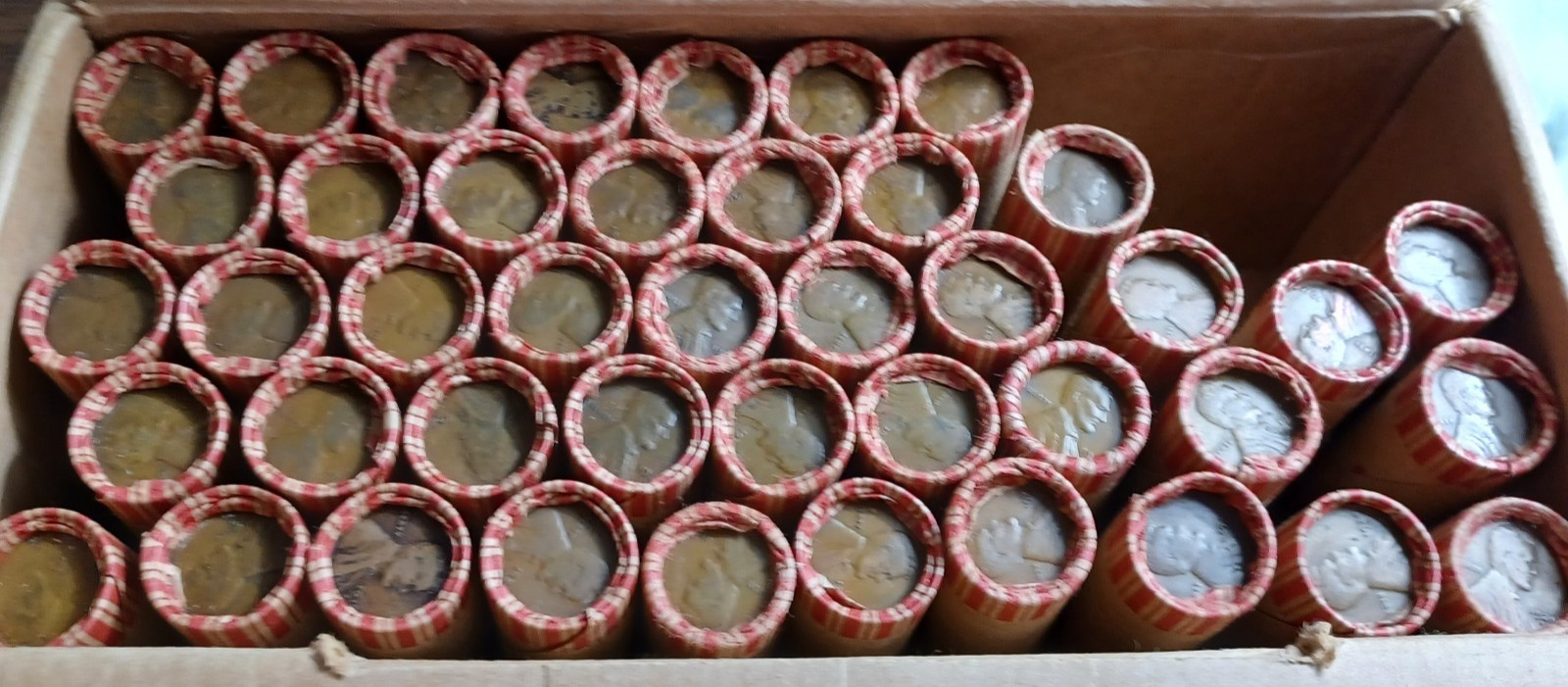 Wheat Cent Roll ranging from 1909-VDB-55PDS-Ol' Fred's Hoard, 60% Pre40-SEE DESC