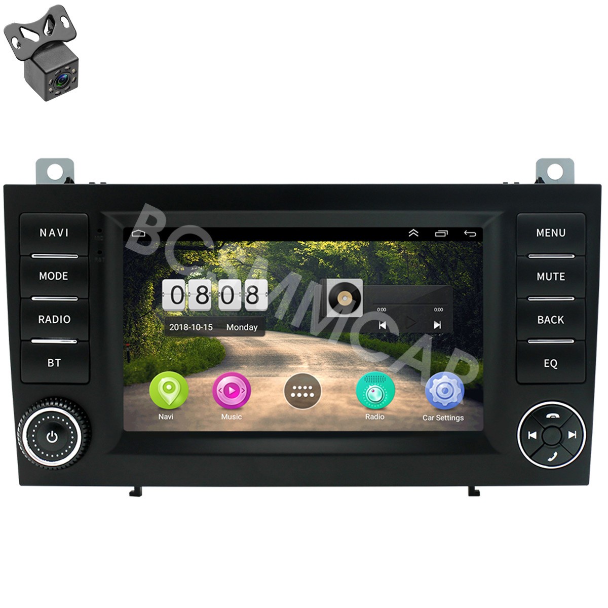 Android 14 Car Radio Player W/CAM Fit For Mercedes Benz SLK-Class R171 2004-2010