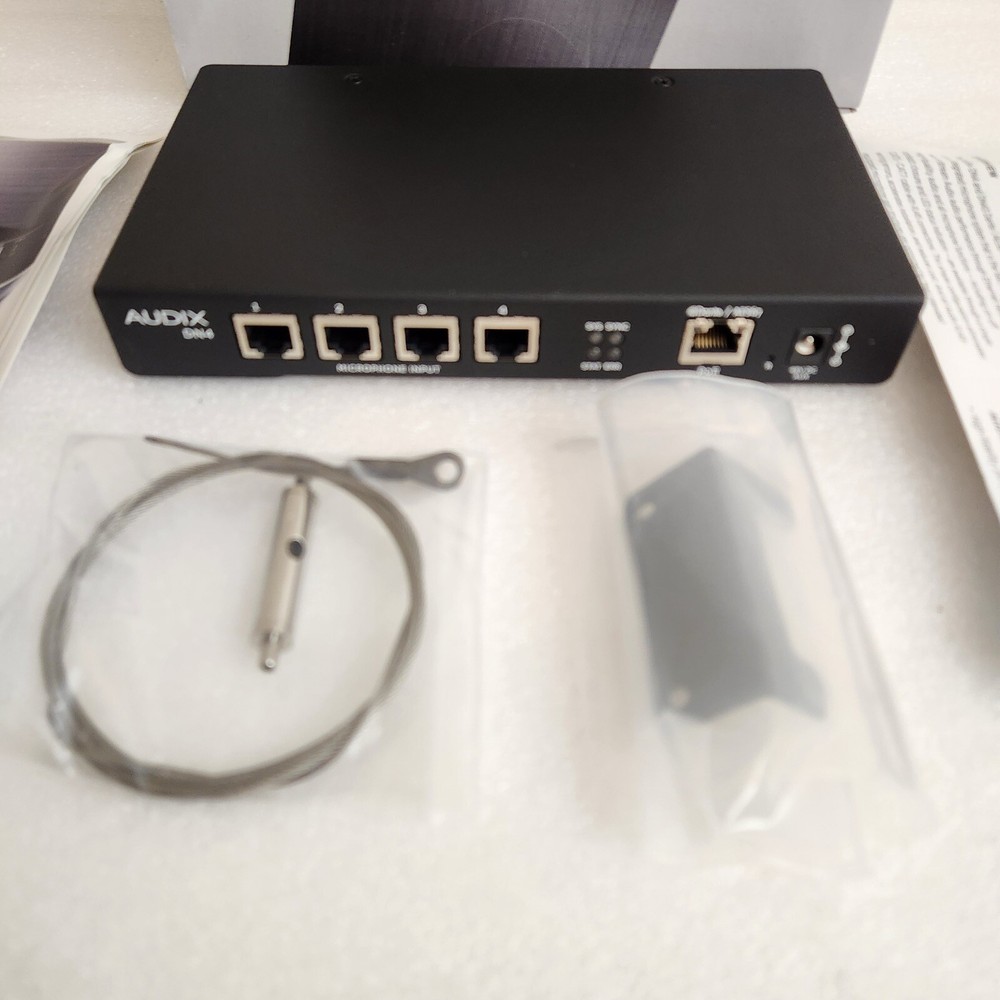 Audix DN4 Dante AES67 Integrated Microphone System Interface