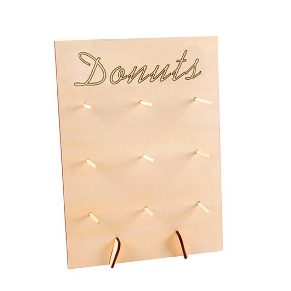 Table Donuts Stand Board DIY Dessert Frame Support