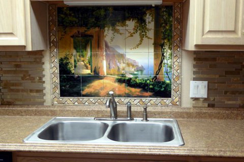 30 x 24 Mural Ceramic Decor Bath Backsplash Tile #170