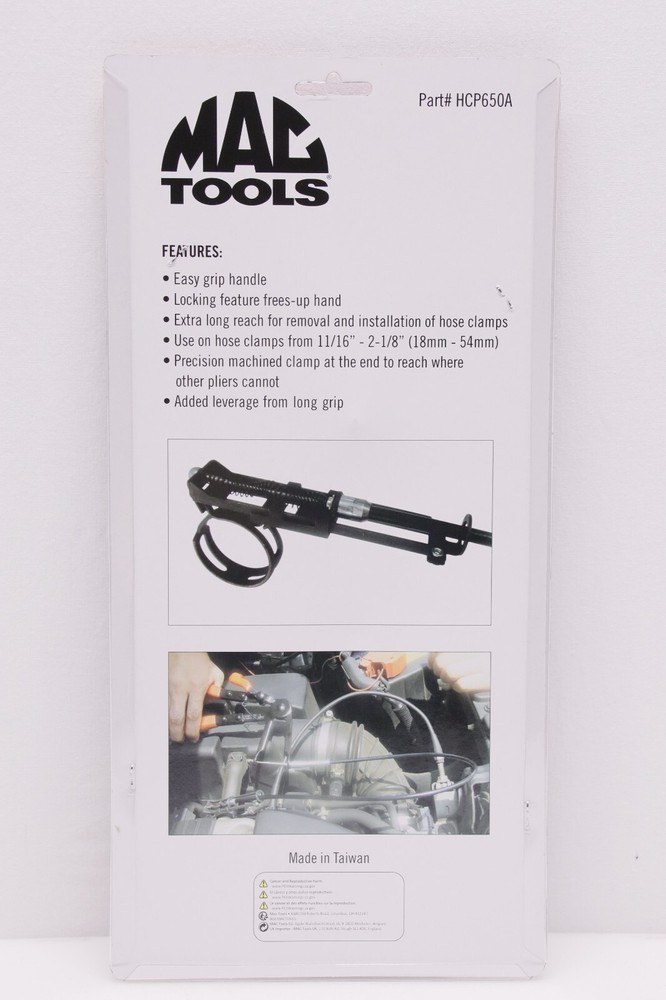 MAC Tools HCP650A Flex Wire Hose Clamp Pliers