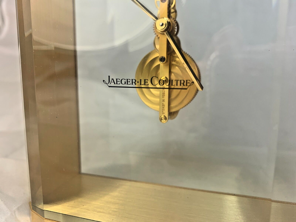 Extremely RARE Jaeger LeCoultre PRISM 8 Days Inline Table Desk Clock