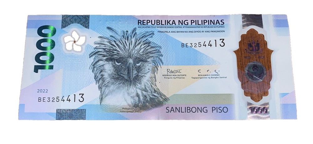 Philippines 1000 Pesos 2022 BE3254413 SANLIBONG PISO