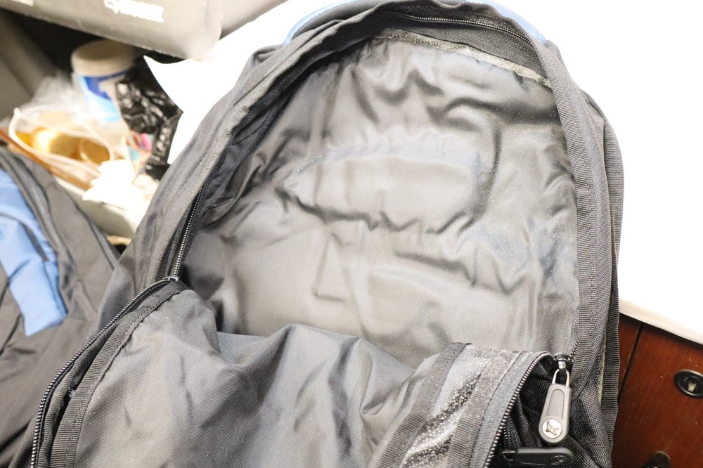 eddie bauer guide backpack Triple compartment Blue Vintage
