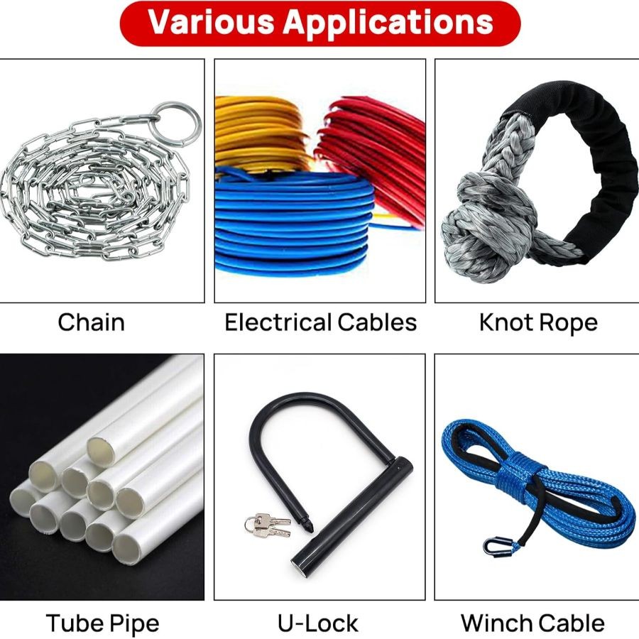 Universal Winch Rope Protector, Winch Cable Cover Protective Sleeve Polyester Ca