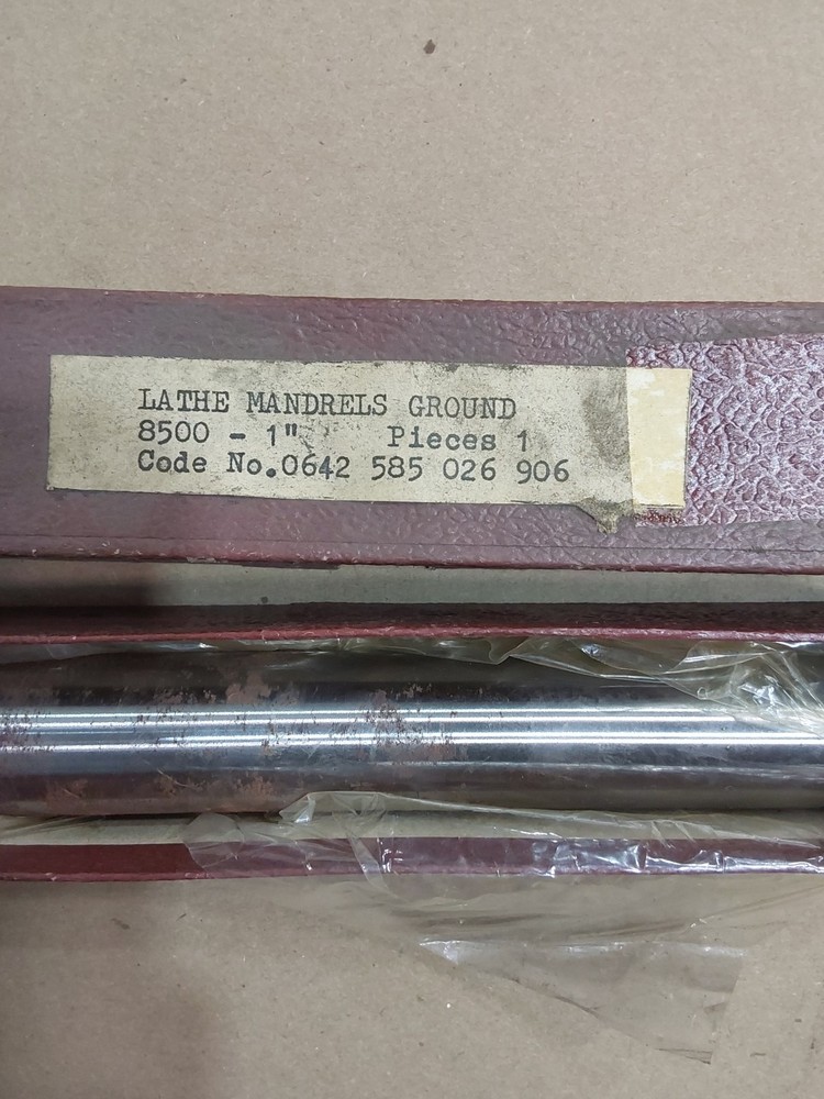 Lathe Mandrels Ground 8500-1"