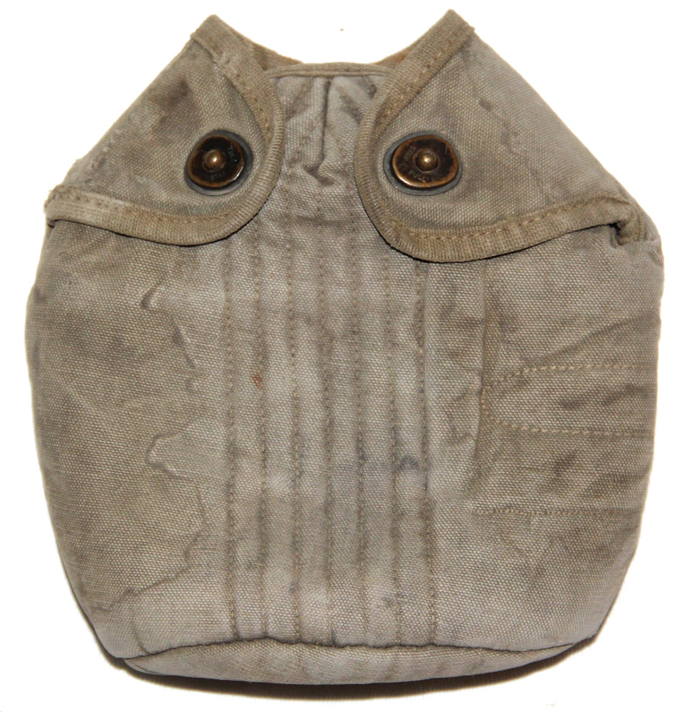 SALTY, ORIGINAL WWII LIGHT OD WEB CANTEEN COVER