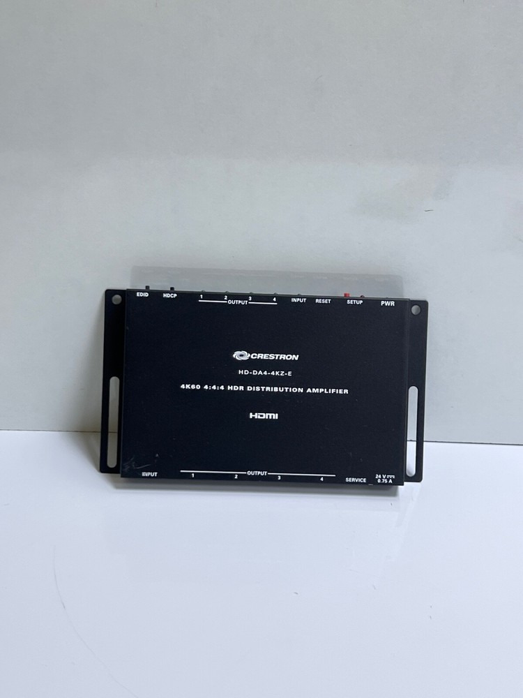 CRESTRON HD-DA4-4KZ-E 4K60 4:4:4 HDR DISTRIBUTION AMPLIFIER