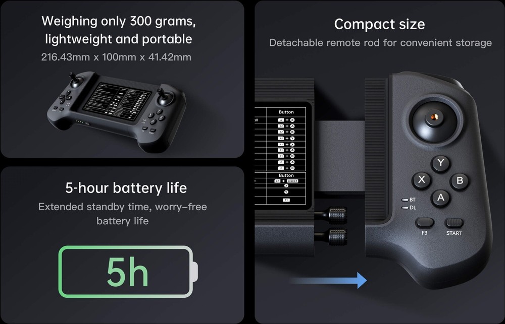 Unitree R3 Controller – Wireless Remote for Robot Dogs (Go2, Go2-W, B2)