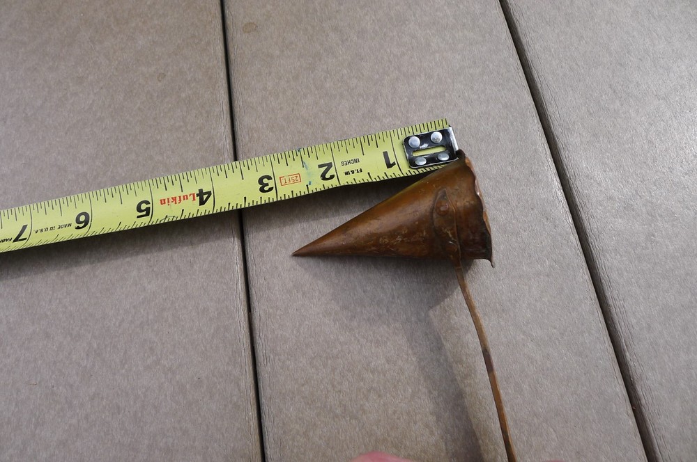 HAND WROUGHT COPPER CANDLE SNUFFER
