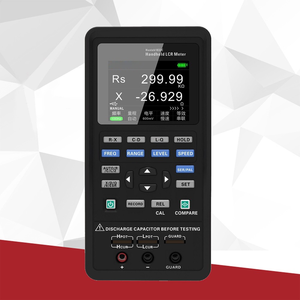 Optional Hantek 1833C 1832C LCR Meter TFT LCD HD Display for Capacitance Test