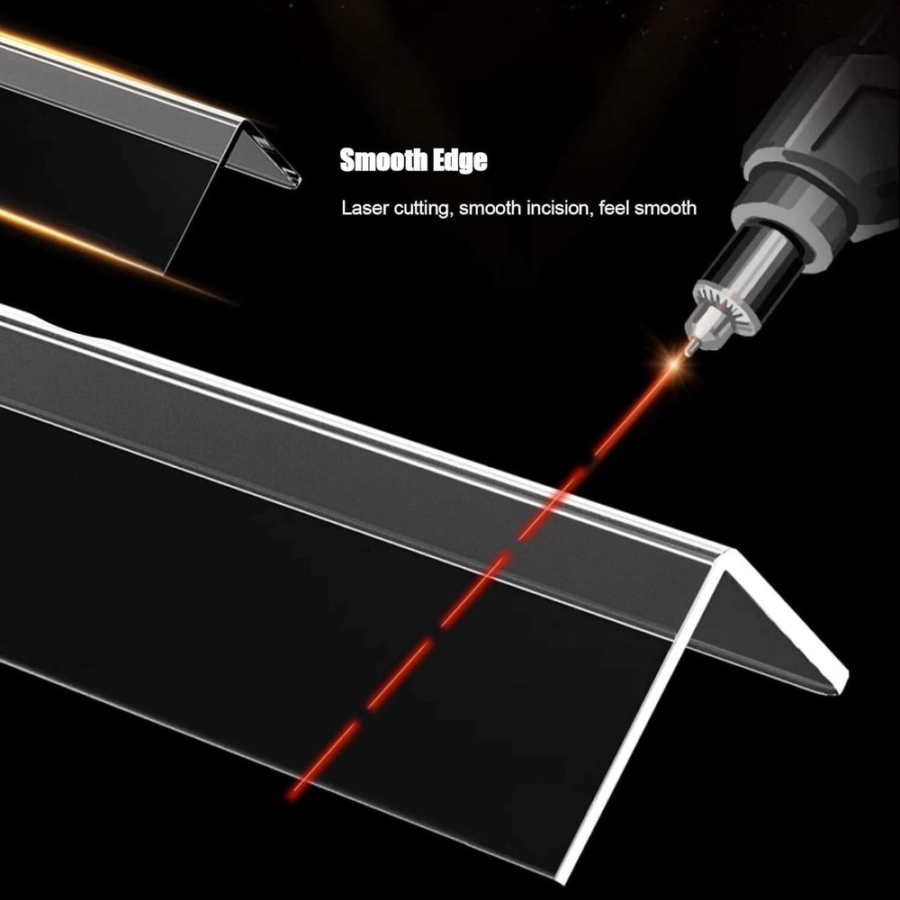 Clear Wall Corner Protector, 2 PCS Self-Adhesive Corner Protectors for Walls,...