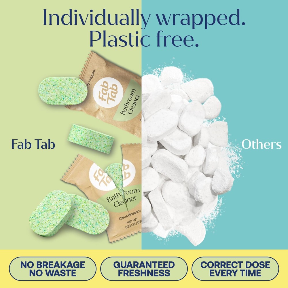 Bathroom Cleaning Spray Refill Tablets - All-Purpose Cleaner Spray Tablets - ...