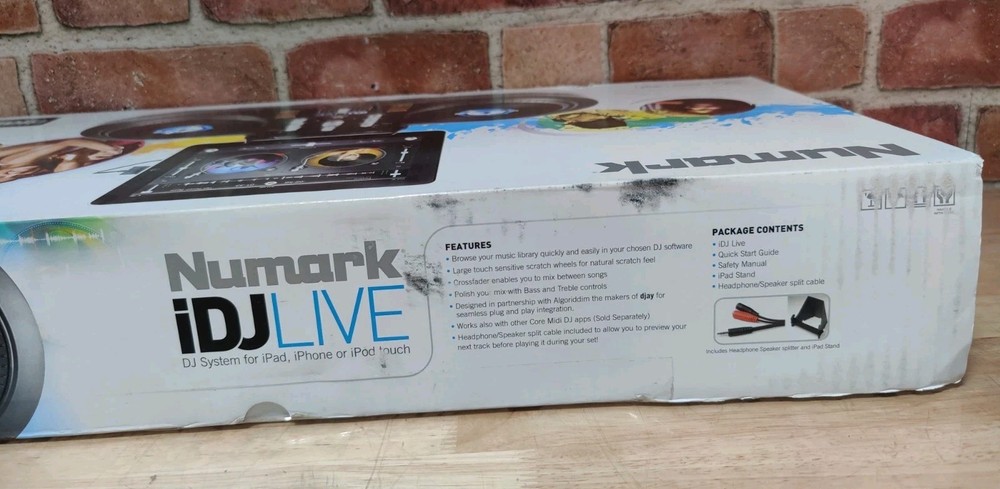 Numark iDJ Live Digital DJ Controller Turntable