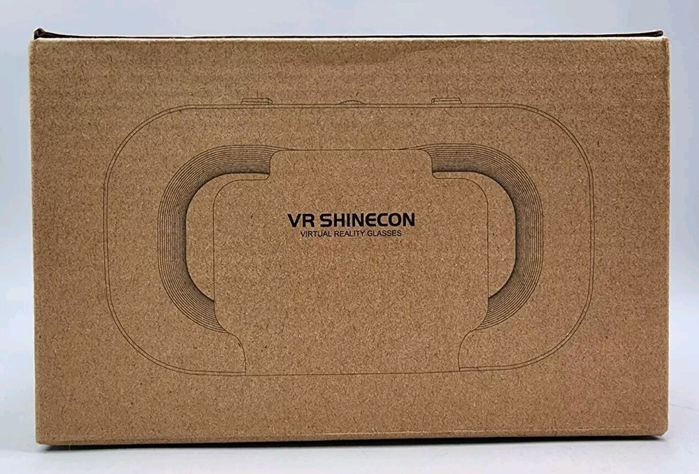VR Shinecon 5.0 3D Virtual Reality Glasses, White