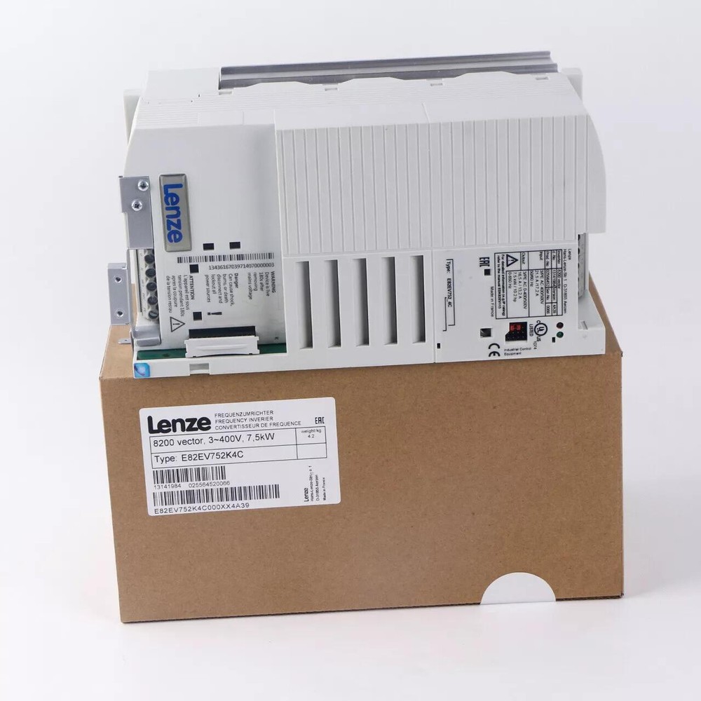 NEW LENZE E82EV752K4C Frequency Converter 75KW