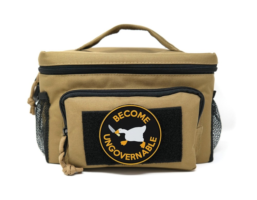 Become Ungovernable Goose with Knife PVC Hook and Loop Funny Morale Patch