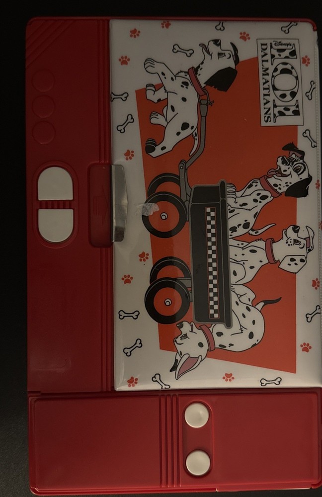 VTG 101 DALMATIONS MULTI-FUNCTION PENCIL CASE RARE 90’s STATIONARY BOX