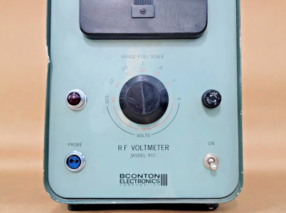 Boonton Electronics 91C RF Voltmeter AS IS (Powers ON)