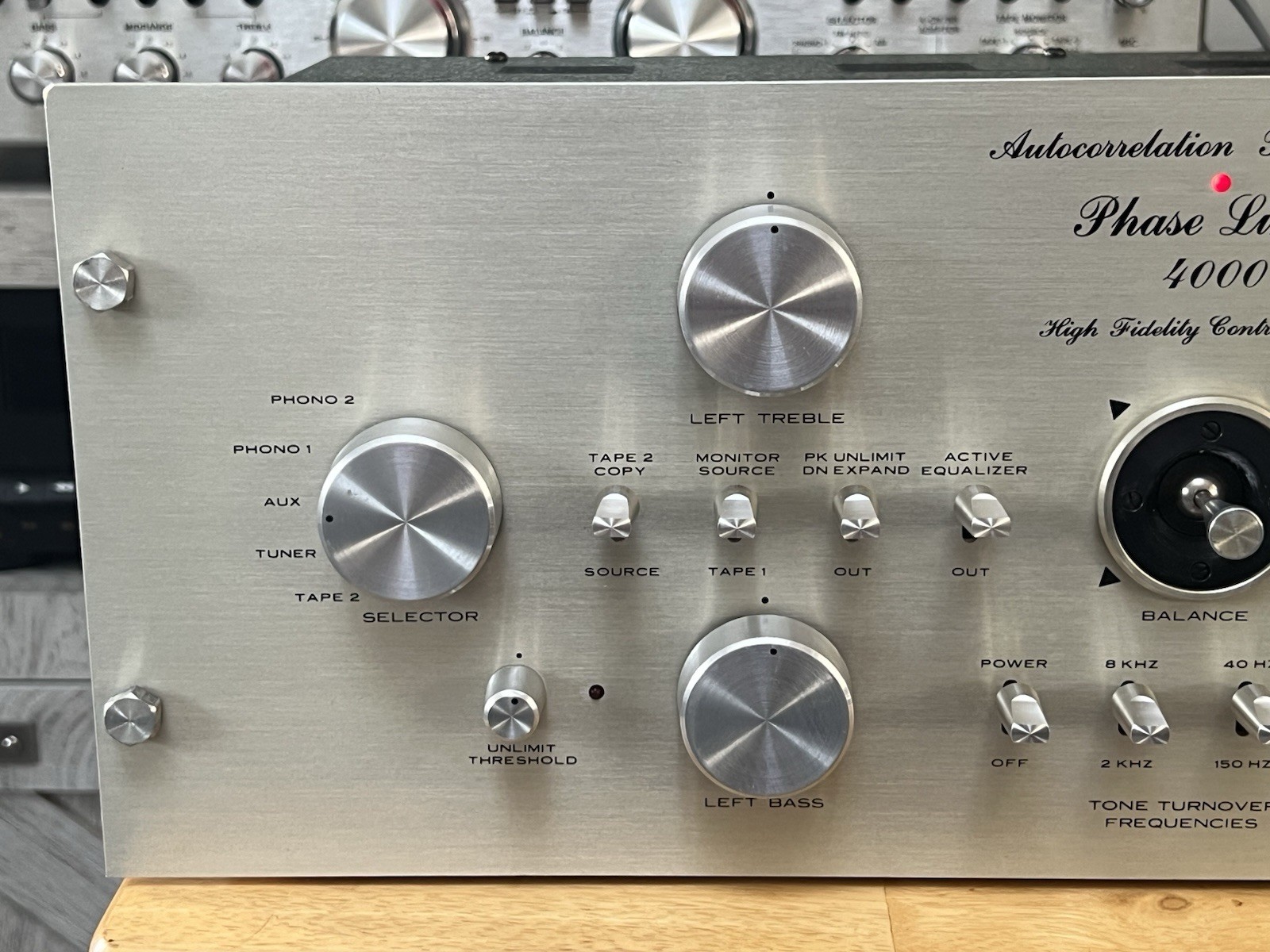Phase Linear 4000 Autocorrelation Preamplifier
