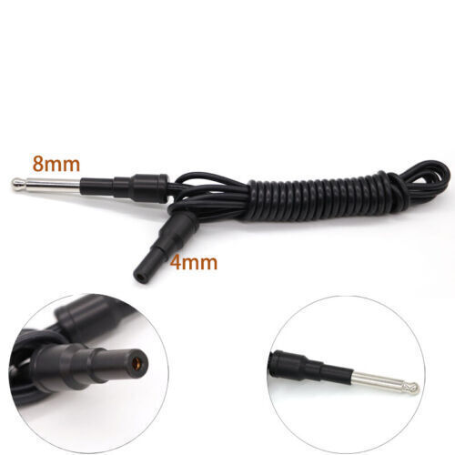 2Pcs Laparoscopic Monopolar Cable High Frequency 8mm-4mm Best Quality Reusable
