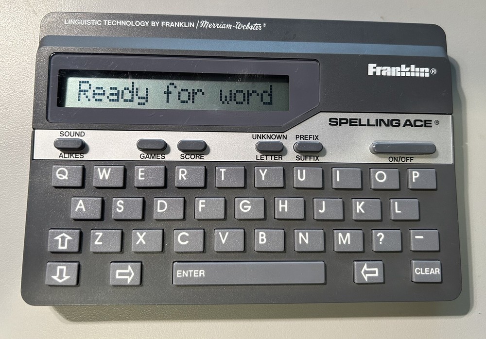 Franklin Spelling Ace Computer SA-98a - Tested Working Condition Vintage Webster