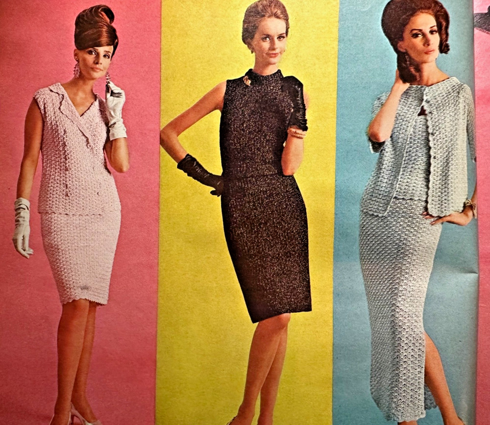 1966 FALL Winter McCalls Needlework & Crafts Knitting Patterns Sweaters Coat