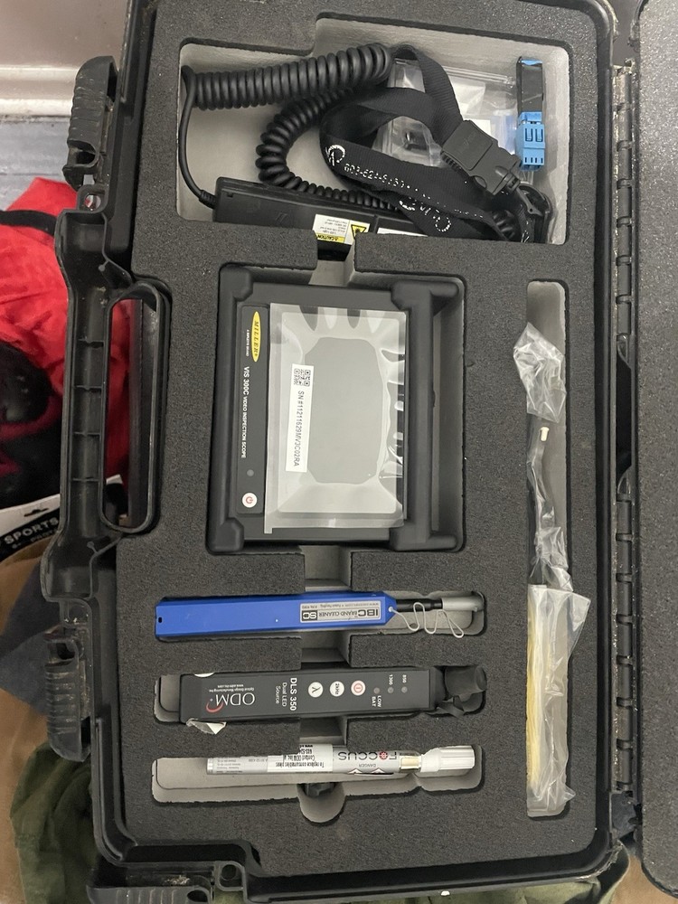 Miller Case with Fiber Optic Cable testing kit