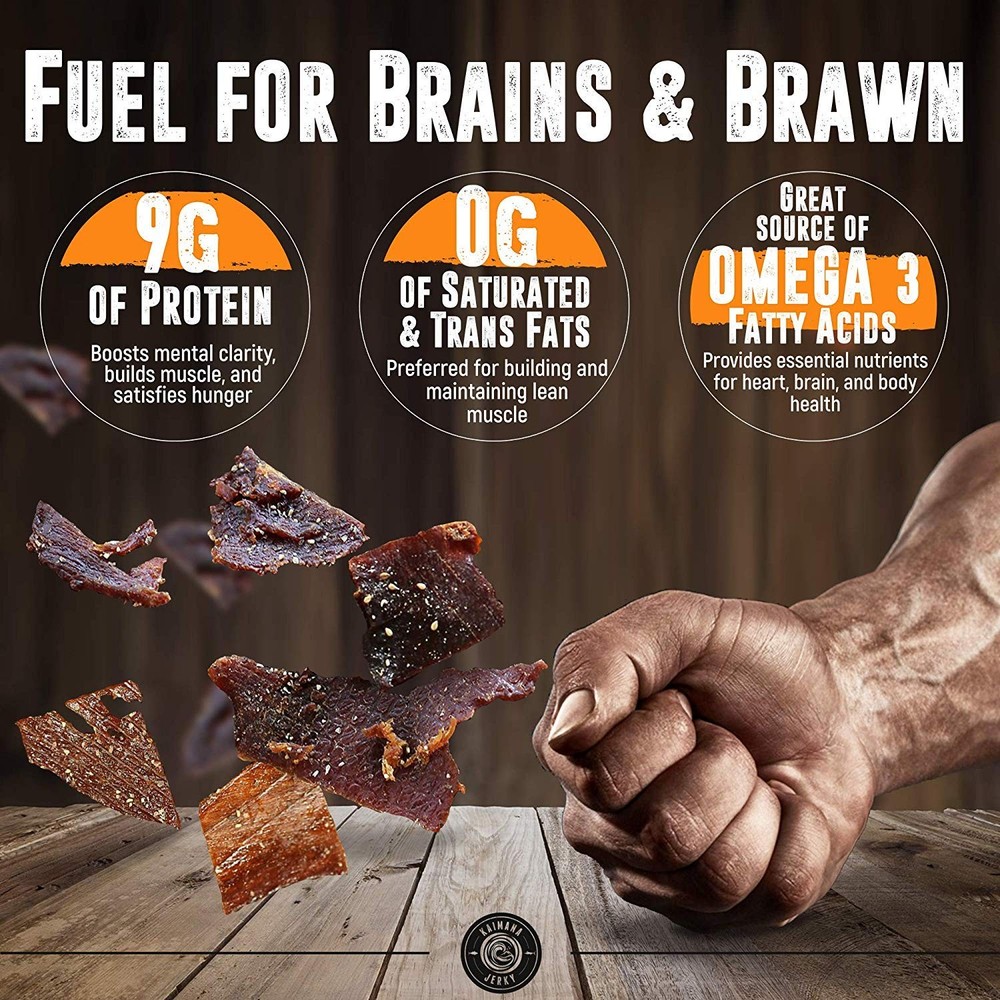 Ahi Tuna Jerky Sampler Bundle - All Natural, Wild Caught Snack Pack