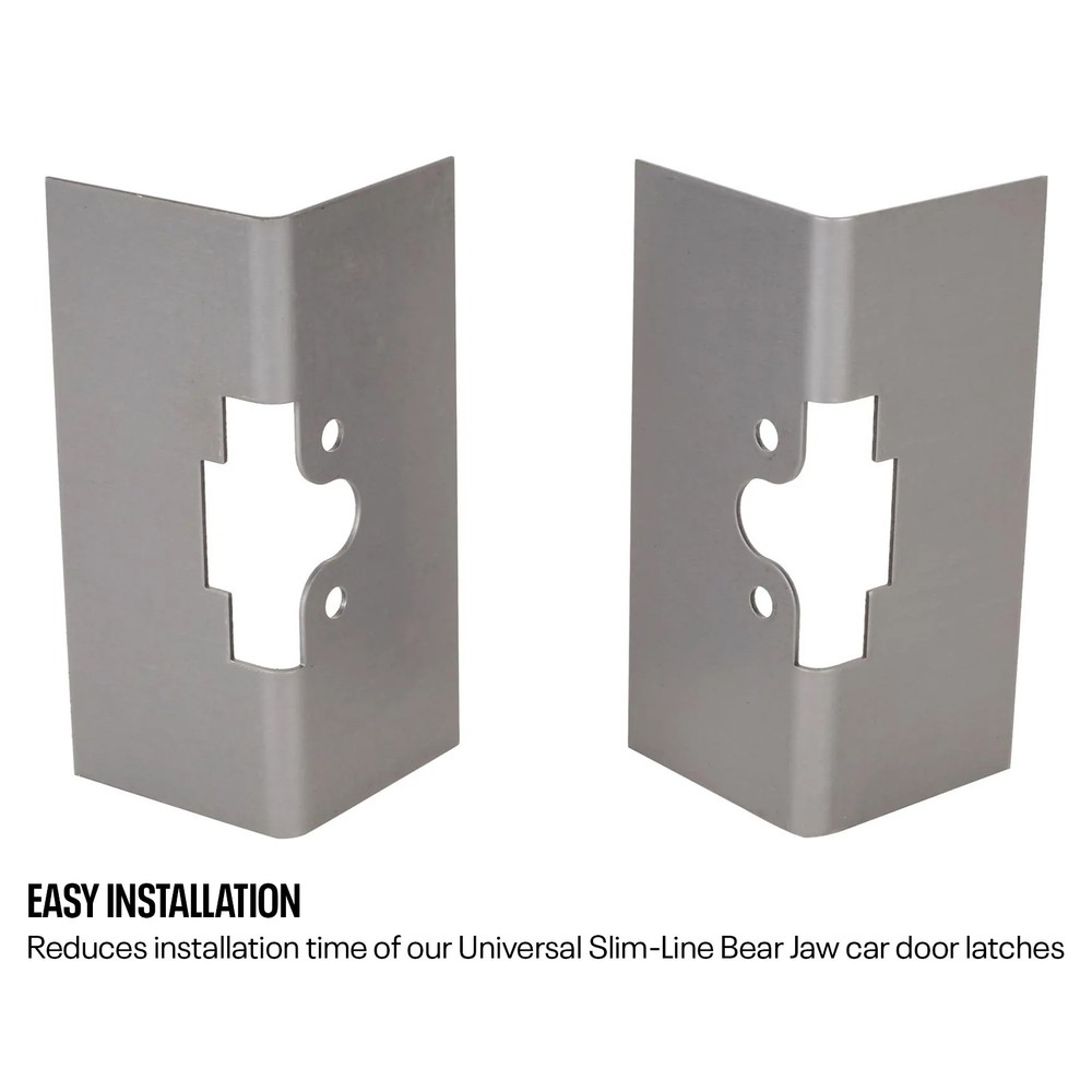 Universal Slim-Line Bear Jaw Complete Door Latch Kit