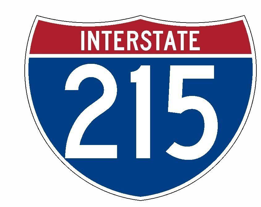 Interstate 215 Sticker Decal