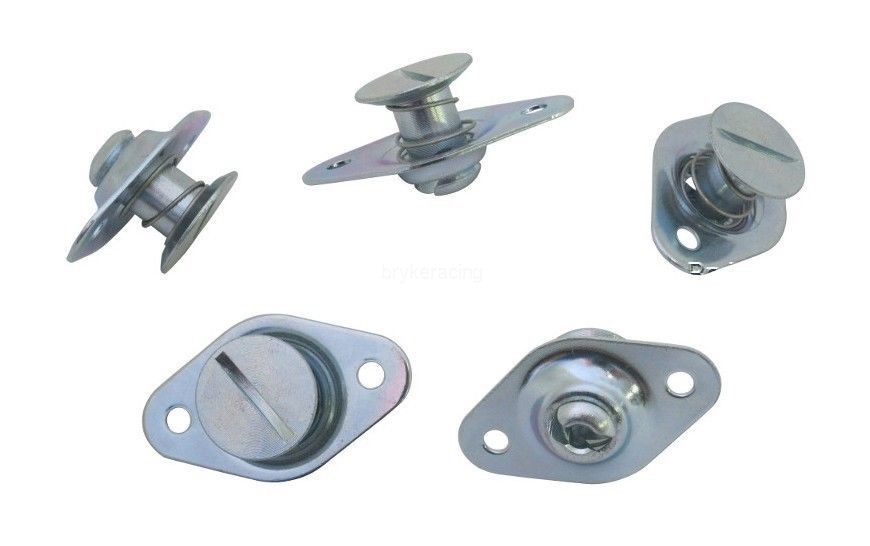 Dzus Fasteners 5/16 QuarterTurn Self Ejecting Button .750 5 Pack Quarter turn